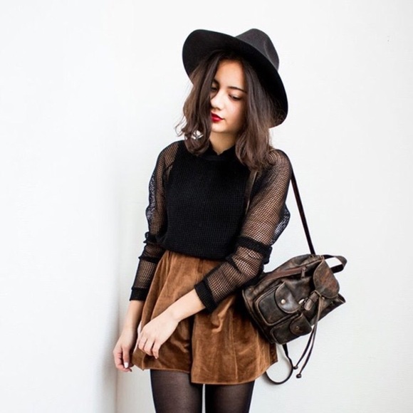 Rodarte & Other Stories Velvet Shorts - Picture 5 of 9